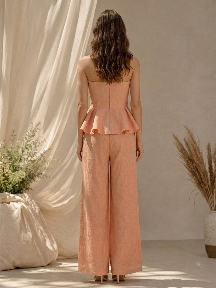 Peach Petal Co-ord Set