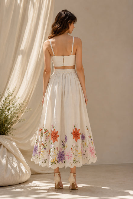 Ivory Bloom Co-ord Set