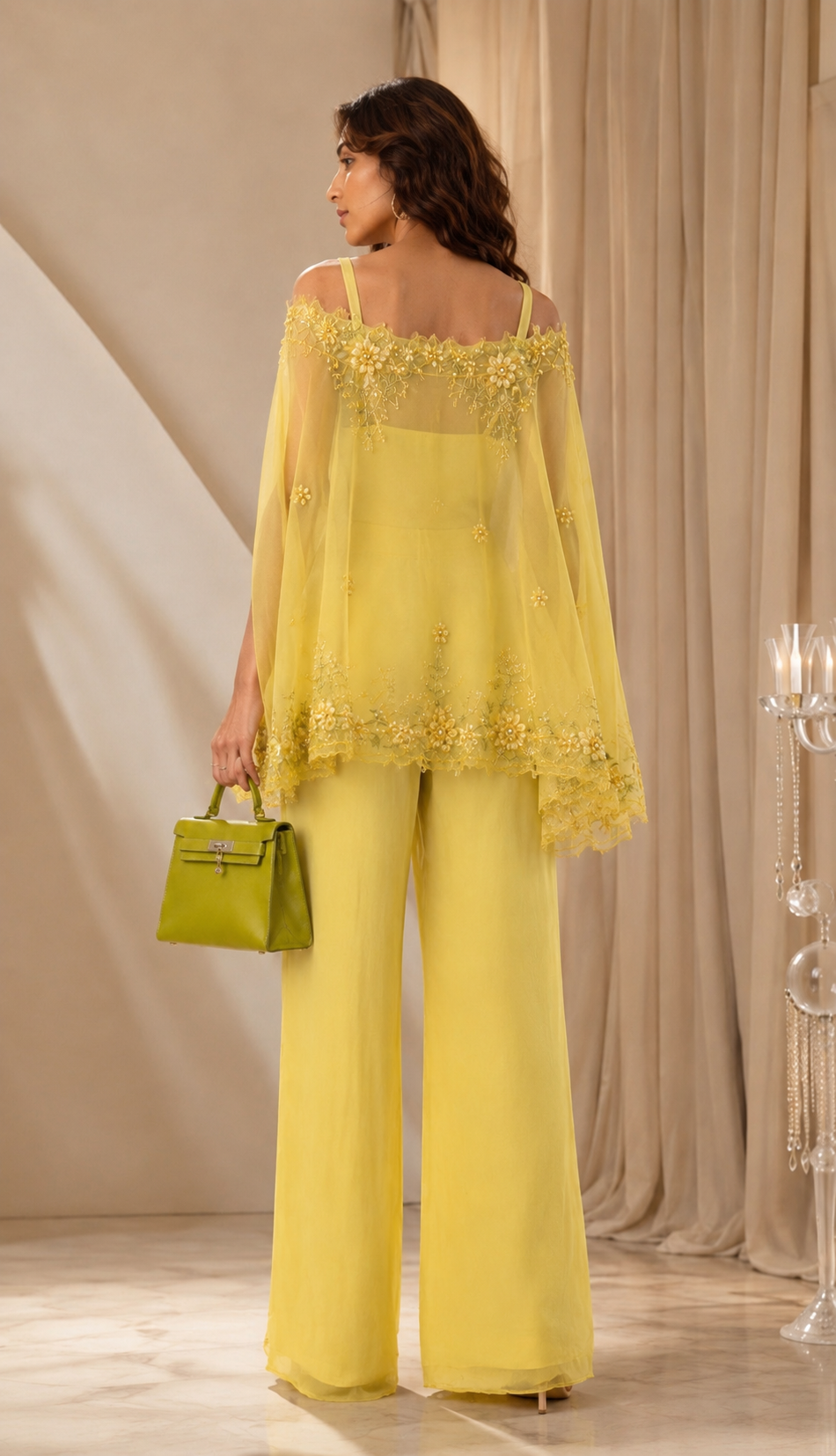 Primrose Bloom Cape Co-ord Set