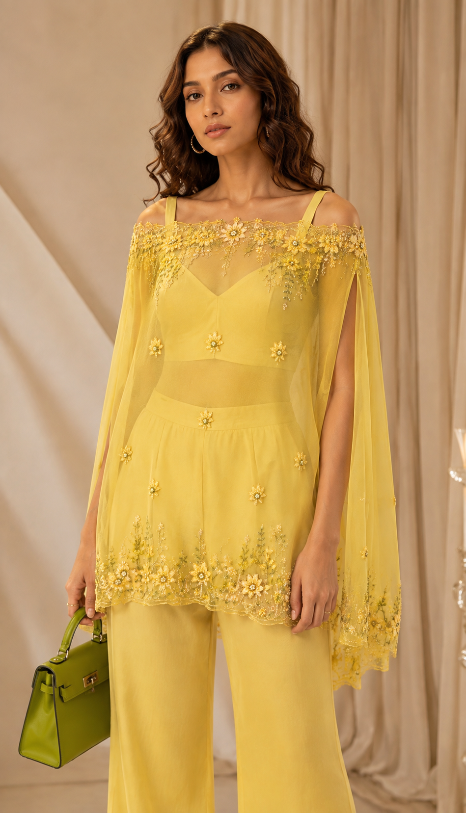 Primrose Bloom Cape Co-ord Set