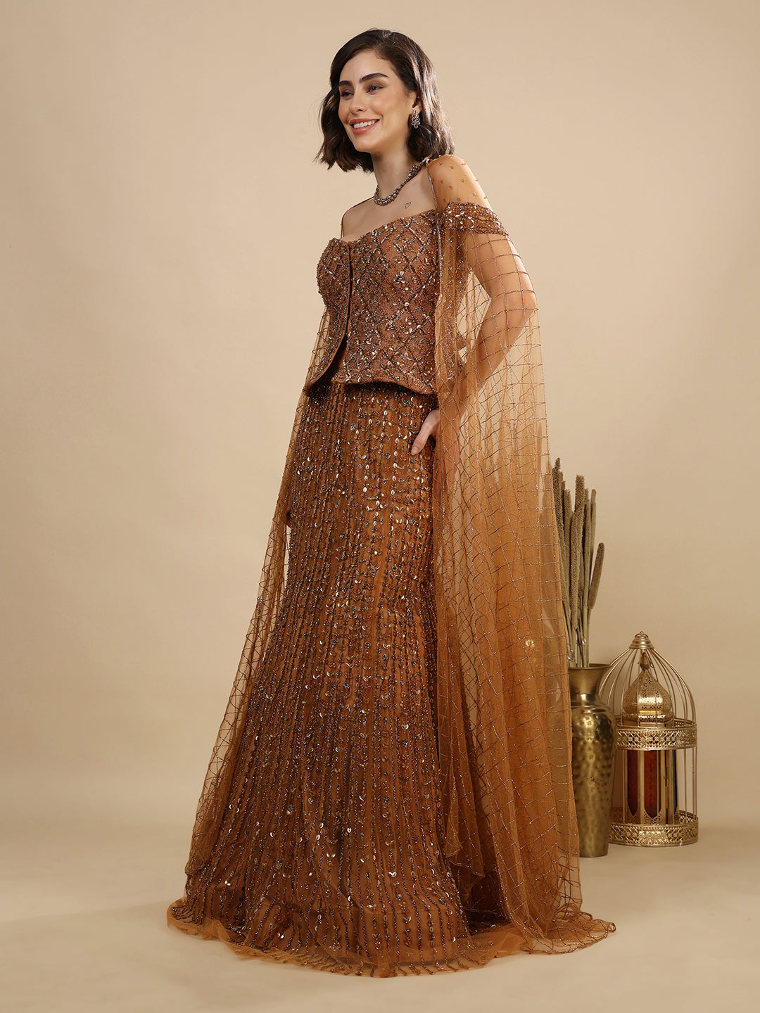 Bronze Majesty Gown.