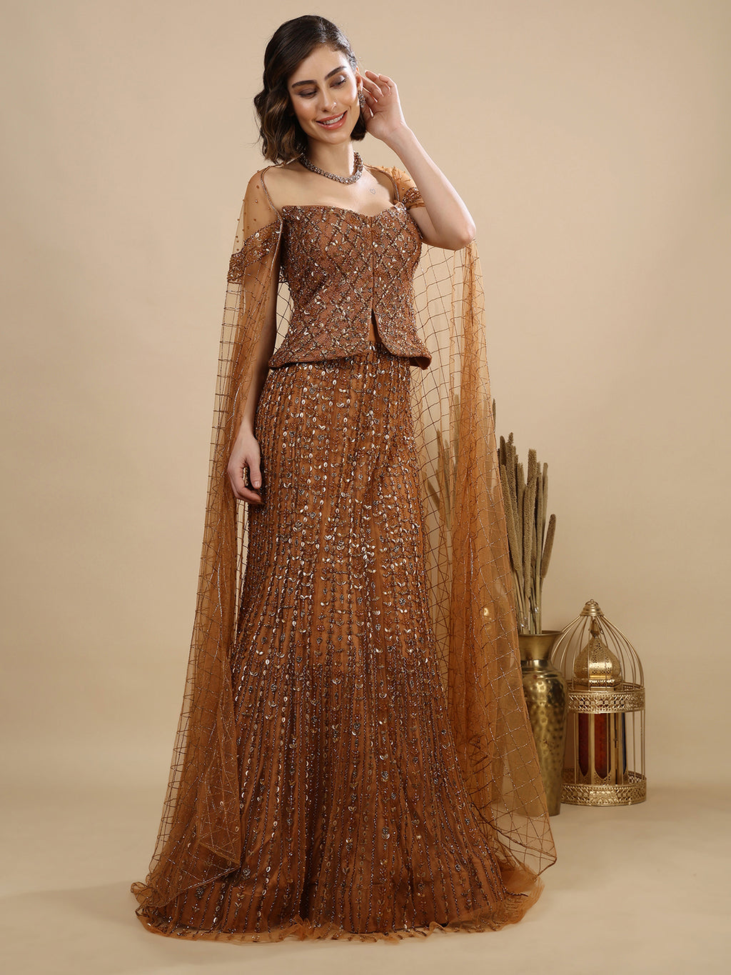 Bronze Majesty Gown