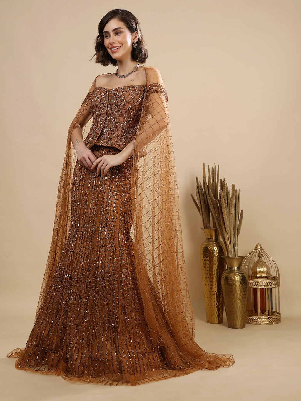 Bronze Majesty Gown