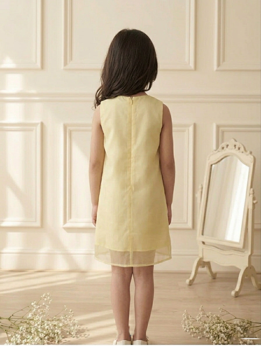 Lemon Citron Sequin Dress