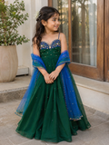 Emerald Enchanted Bloom Gown