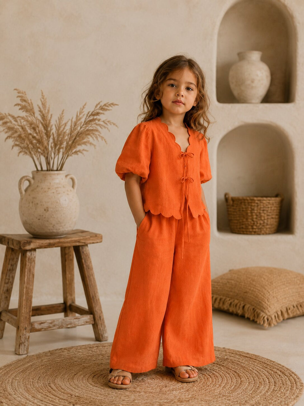 Sunset Scallop Co-ord Set