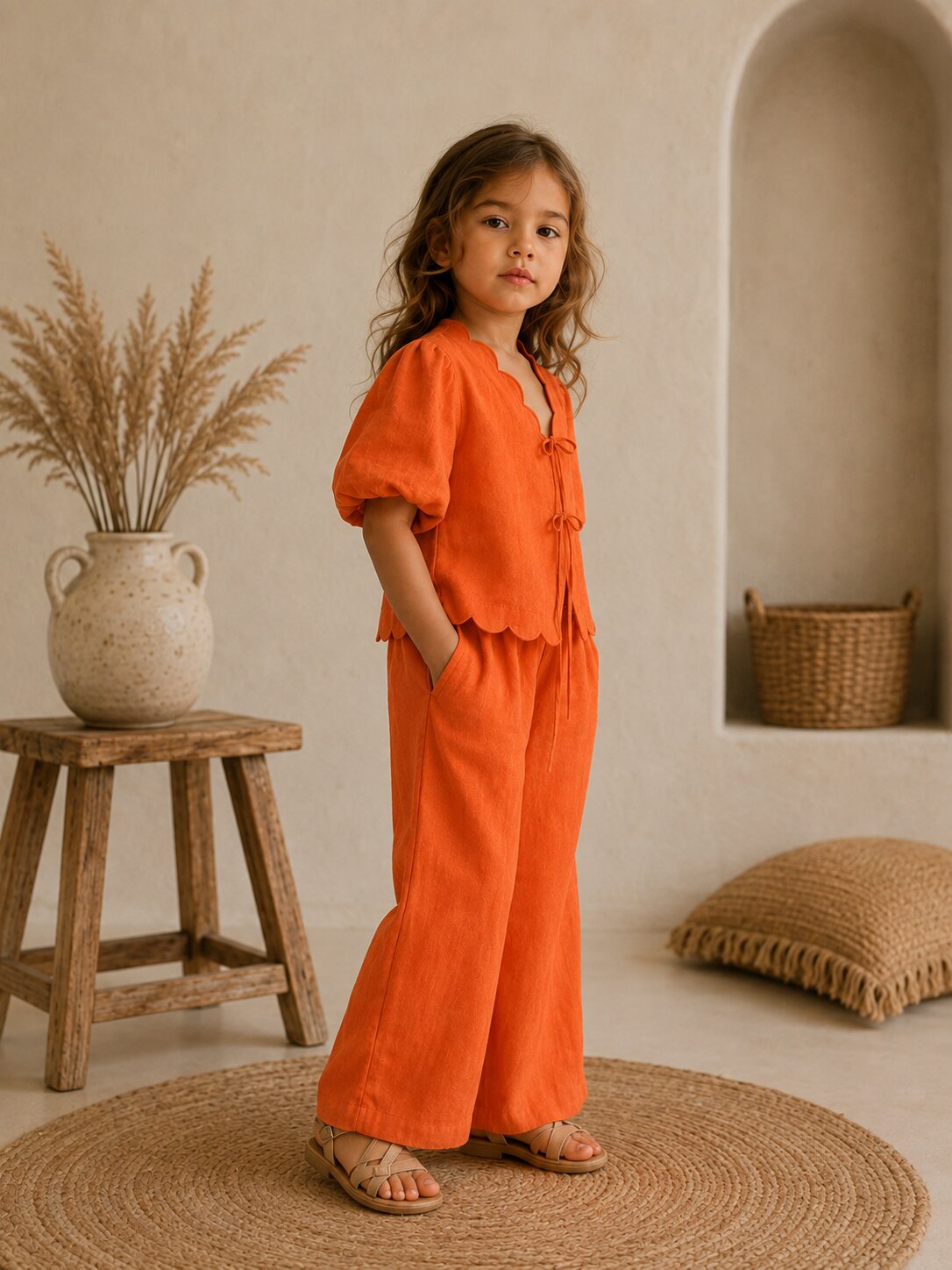Sunset Scallop Co-ord Set