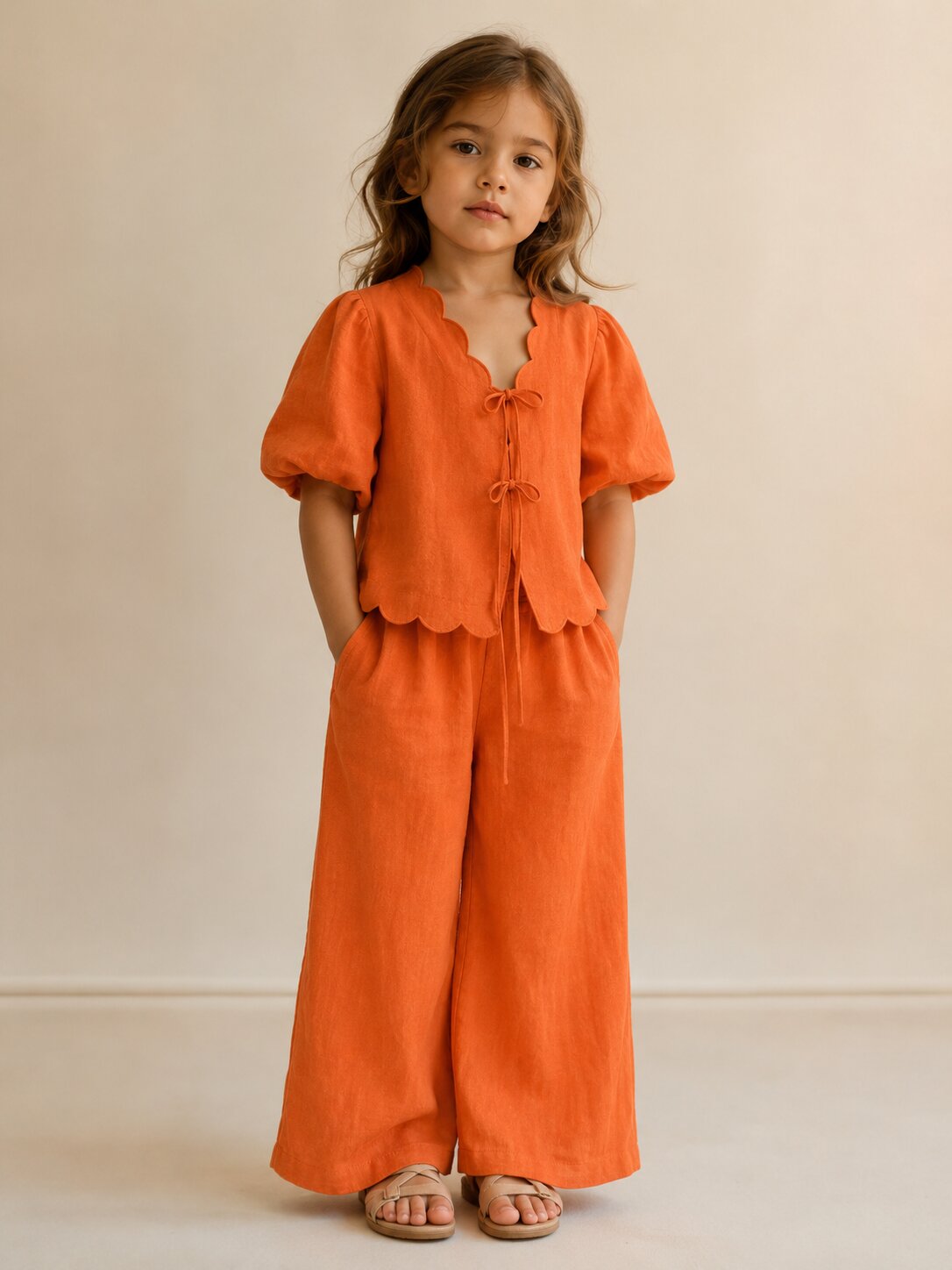 Sunset Scallop Co-ord Set